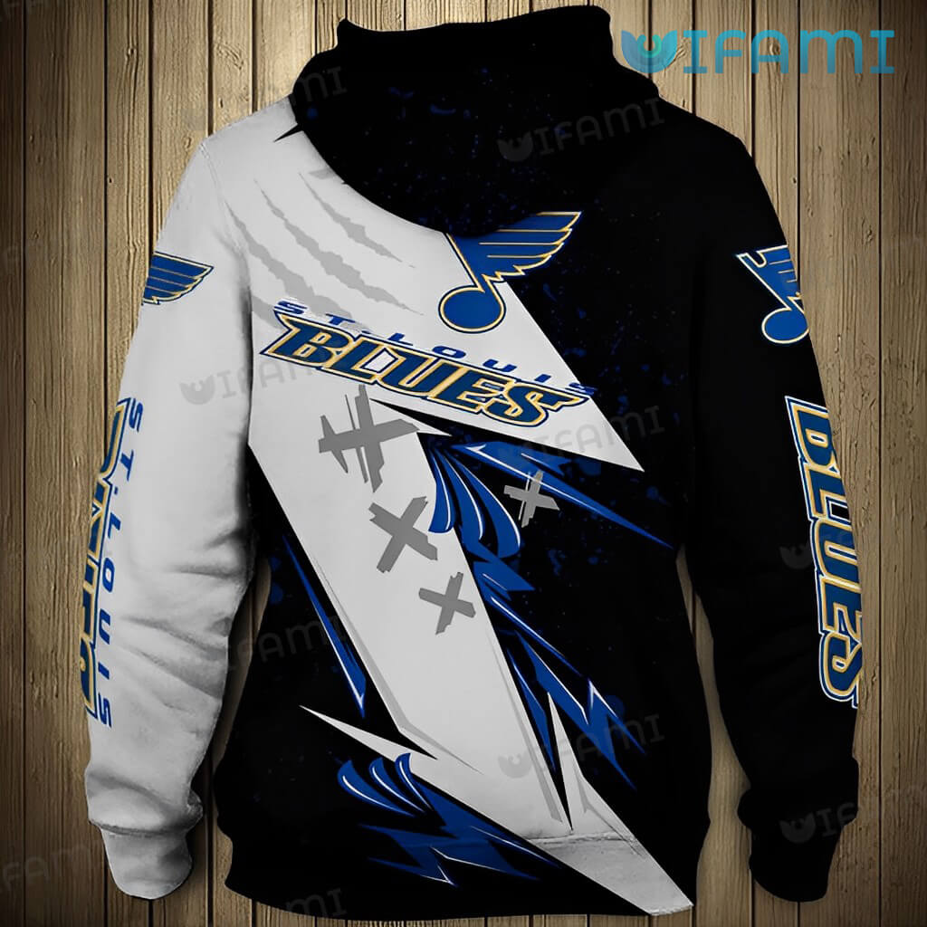 NEW] St Louis Blues Zip Up Hoodie 3D With Hooded NHL