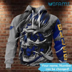 St Louis Blues Hoodie 3D Tribal Skull Personalized St Louis Blues Gift
