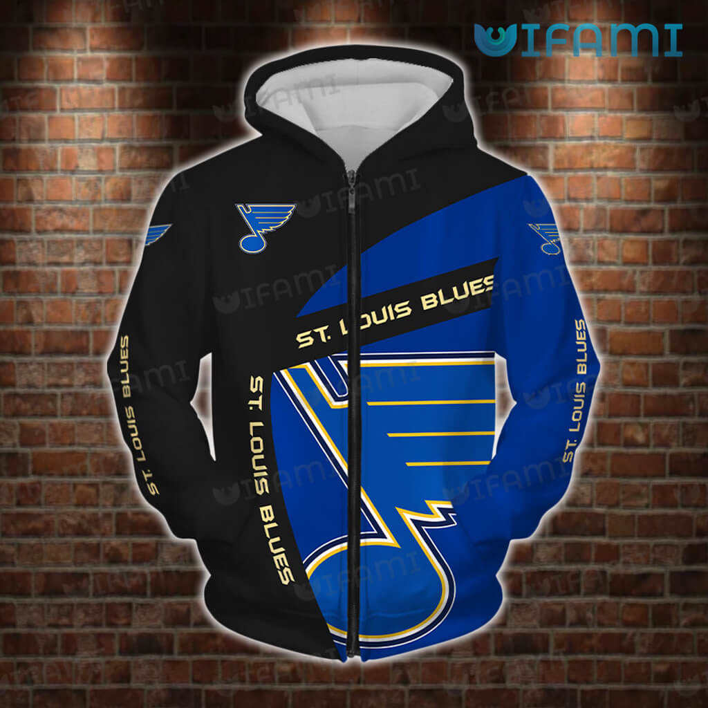 NHL Men's St. Louis Blues XL Hoodie Sweatshirt- Blue &