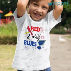 St Louis Blues Shirt Cardinals Red White Blues St Louis Blues Kid Shirt