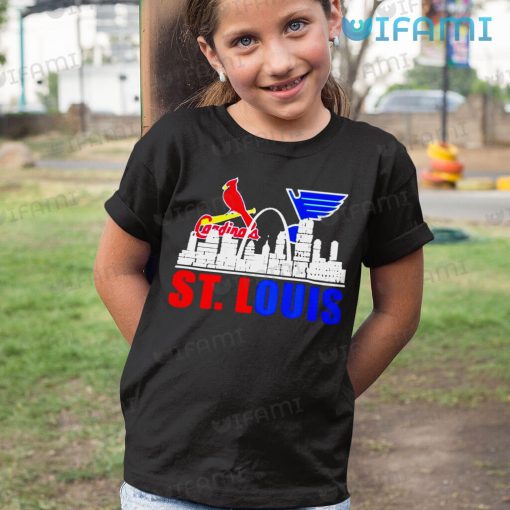St Louis Blues Shirt Cardinals Skyline St Louis Blues Gift