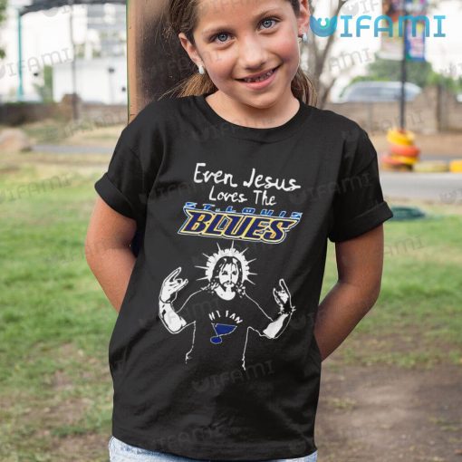 St Louis Blues Shirt Even Jesus Loves The St Louis Blues Gift