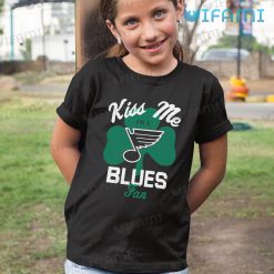St Louis Blues Shirt Kiss Me Im A Blues Fan St Louis Blues Kid Shirt