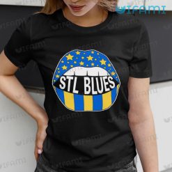 St Louis Blues Shirt Lip Star Stripe Pattern St Louis Blues Gift