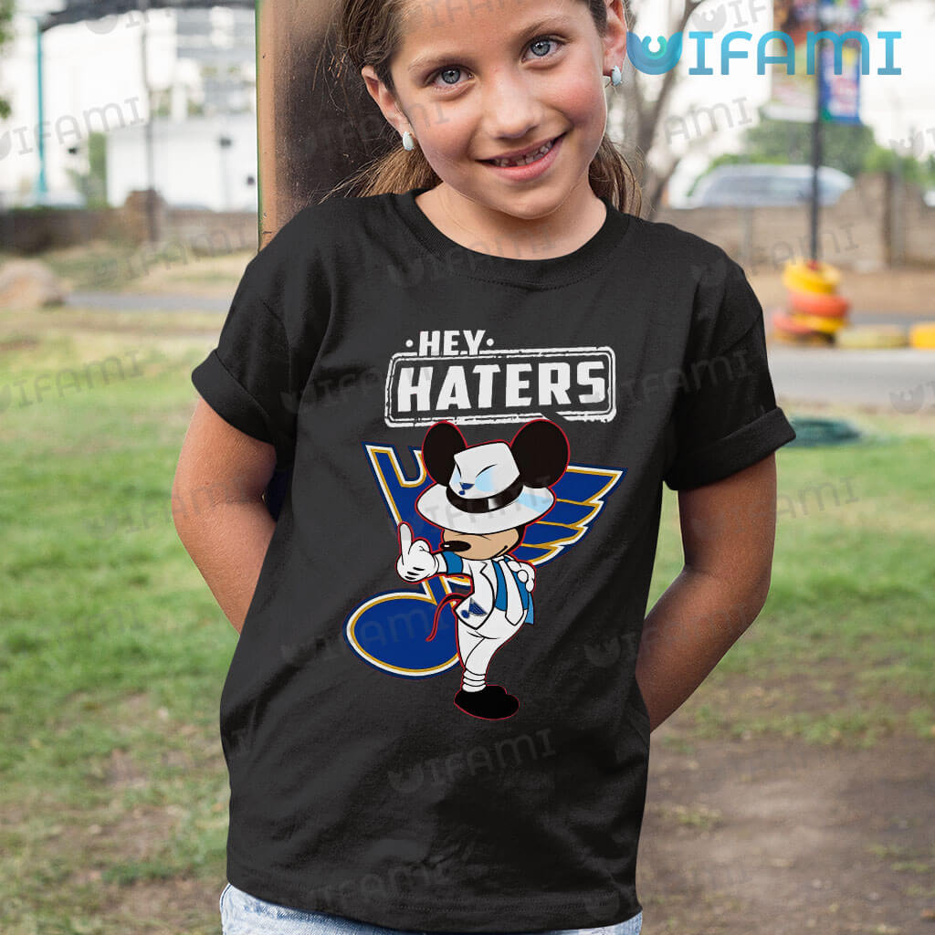 St Louis Blues Shirt Mickey Mouse Hey Haters St Louis Blues Gift