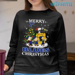 St Louis Blues Shirt Peanuts Merry Christmas St Louis Blues Sweashirt