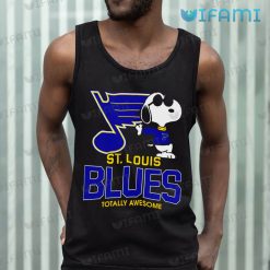 St Louis Blues Shirt Snoopy Totally Awesome St Louis Blues Tank Top