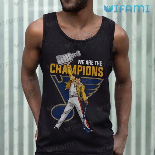 St Louis Blues Shirt We Are The Champions Freddie Mercury St Louis Blues Gift