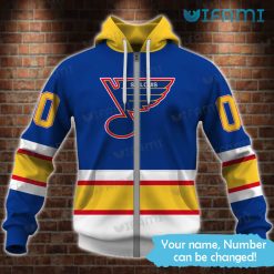 St Louis Blues Hoodie 3D Yellow Blue Black St Louis Blues Gift -  Personalized Gifts: Family, Sports, Occasions, Trending