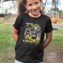 TJ Watt Shirt Emotions Pittsburgh Steelers Kid Tshirt