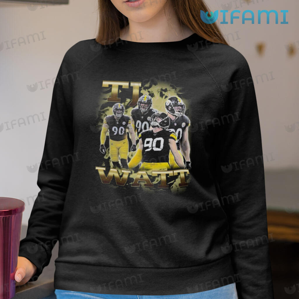 TJ Watt Shirt Emotions Pittsburgh Steelers Gift