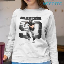 TJ Watt Shirt Fade Design Pittsburgh Steelers Sweatshirt