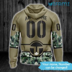 Toronto Maple Leafs Hoodie 3D Camouflage Personalized Toronto Maple Leafs Present Back