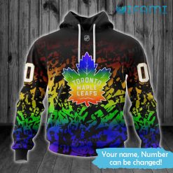 Toronto Maple Leafs Hoodie 3D Colorfull AOP Personalized Maple Leafs Gift