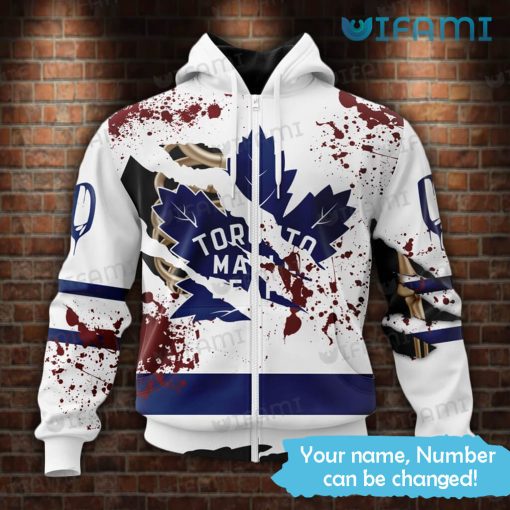 Toronto Maple Leafs Hoodie 3D Paint Splash Personalized Maple Leafs Gift