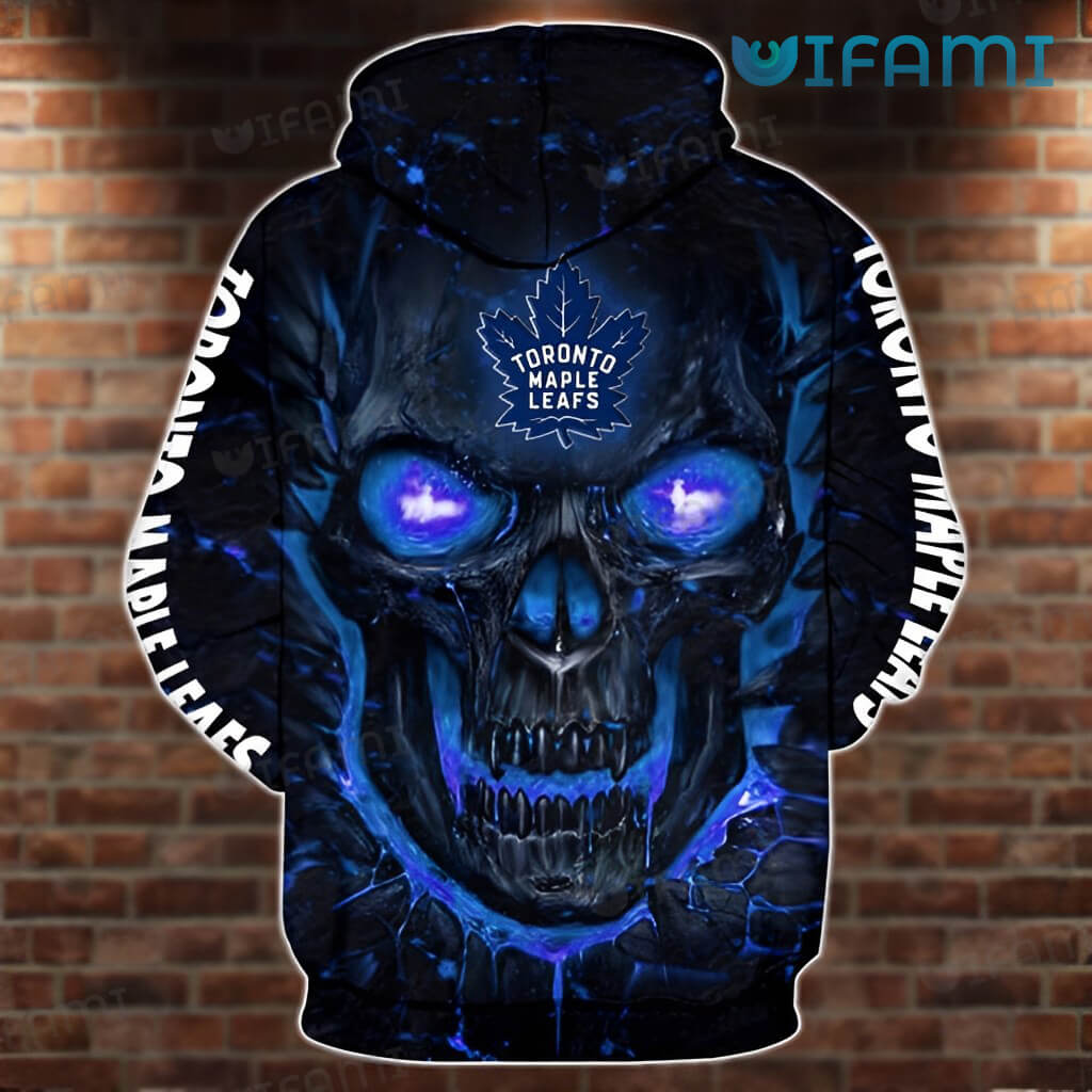 Toronto Maple Leafs Hoodie 3D Punisher Skull Maple Leafs Gift
