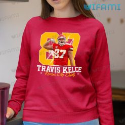 Travis Kelce Shirt 87 Splatter Pattern Kansas City Chiefs Sweatshirt