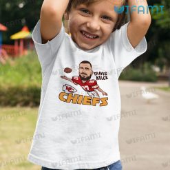 Travis Kelce Shirt Big Head Logo Kansas City Chiefs Kid Tshirt