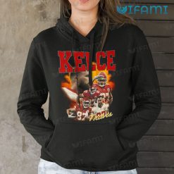 Travis Kelce Shirt Fire Flame Kansas City Chiefs Hoodie