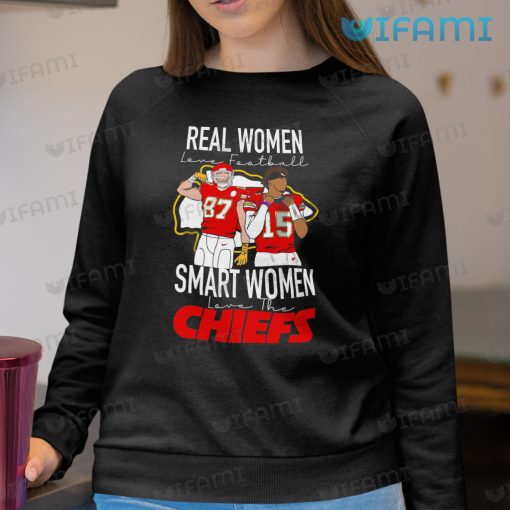 Travis Kelce Shirt Real Woman Love Football Smart Women Love The Chiefs Gift