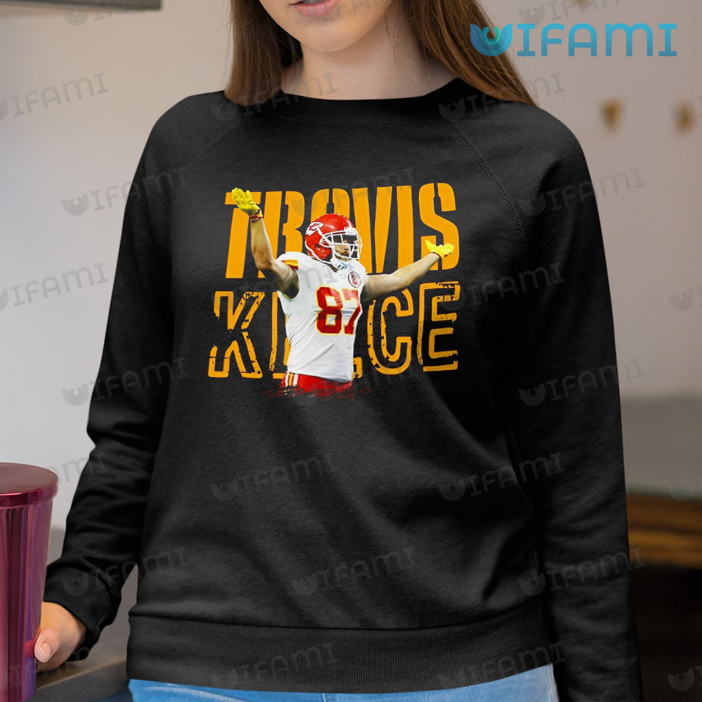 Travis Kelce Shirt Spread Arms Kansas City Chiefs Gift