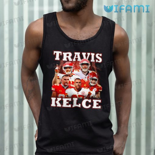 Travis Kelce T-Shirt Lightning Strike Kansas City Chiefs Gift