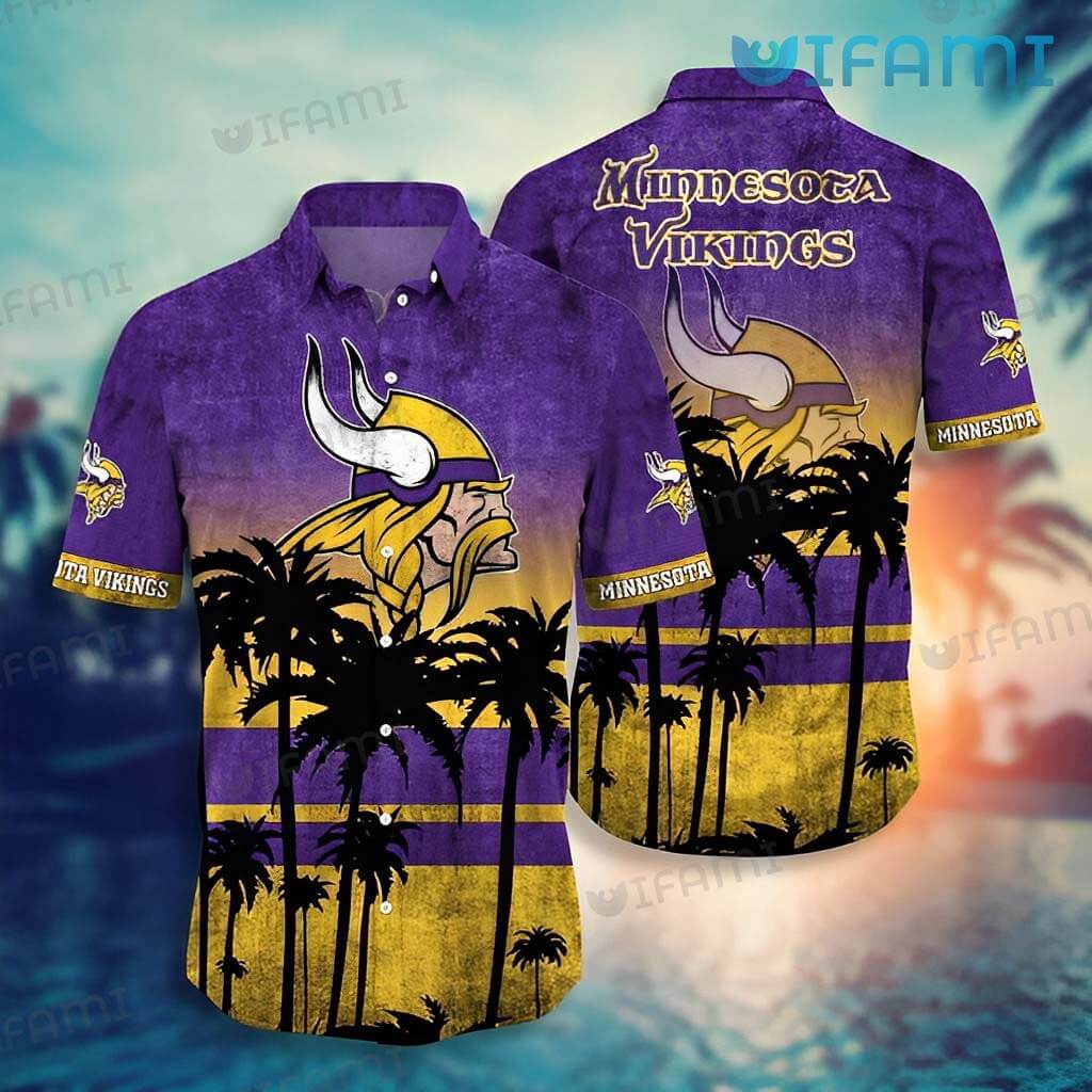 Stay Cool and Stylish with Vikings Hawaiian Shirt