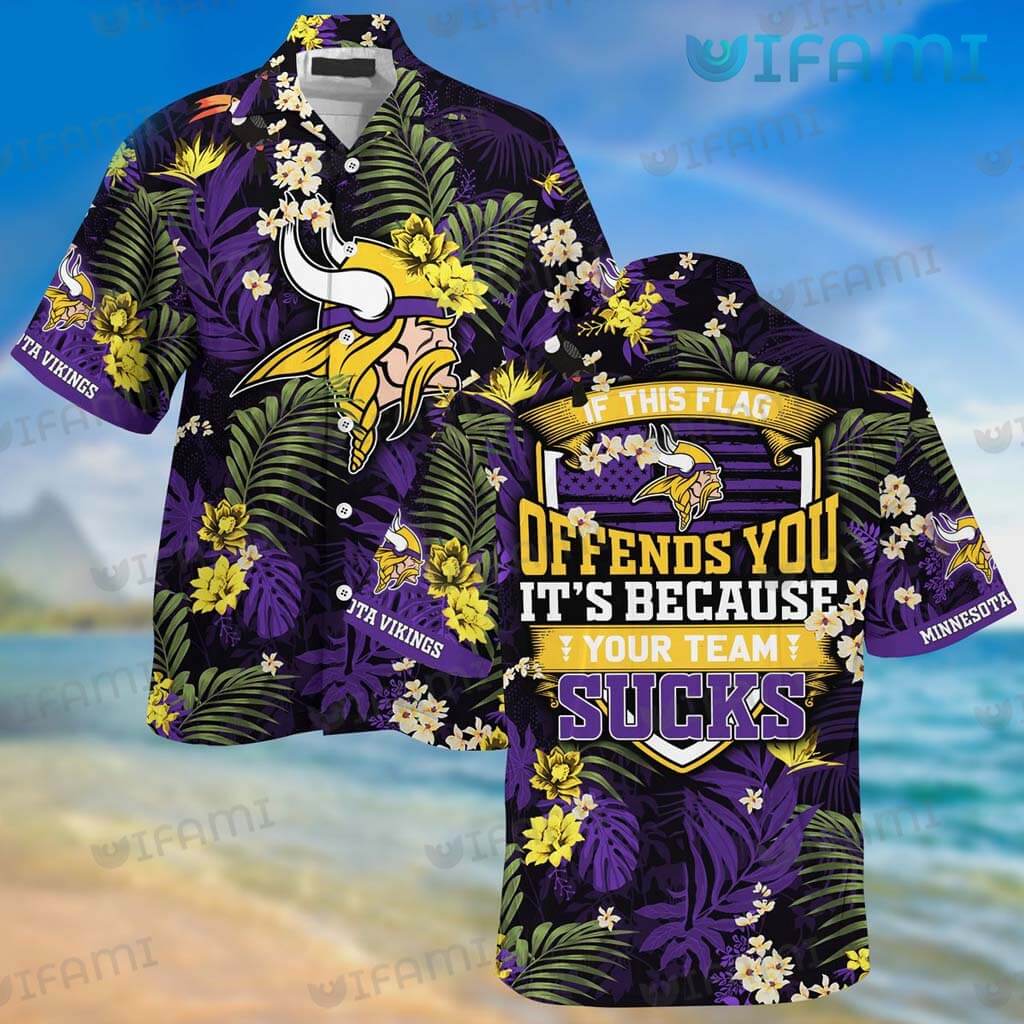 Bring Viking Spirit to the Beach: Hawaiian Shirt and Beach Short