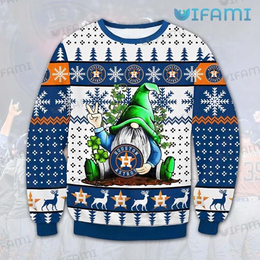 Astros Christmas Sweater Gnome Peace Sign Houston Astros Gift