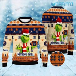 Astros Christmas Sweater Grinch Minnesota Twins Houston Astros Gift