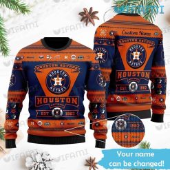 Astros Christmas Sweater Logo History EST 1962 Houston Astros Gift