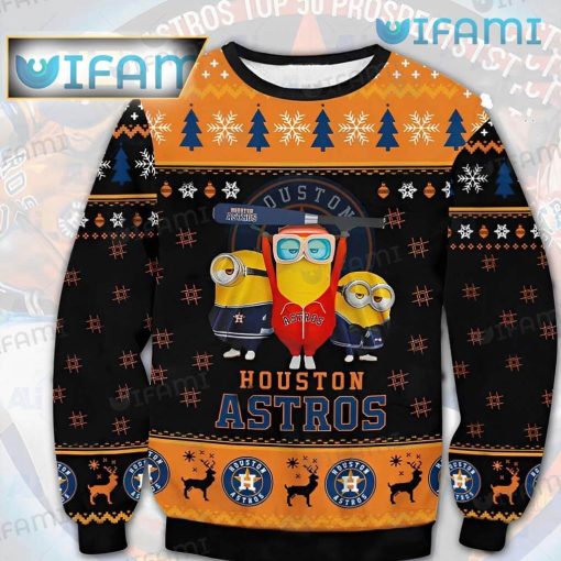 Astros Christmas Sweater Minions Kevin Stuart Bob Houston Astros Gift