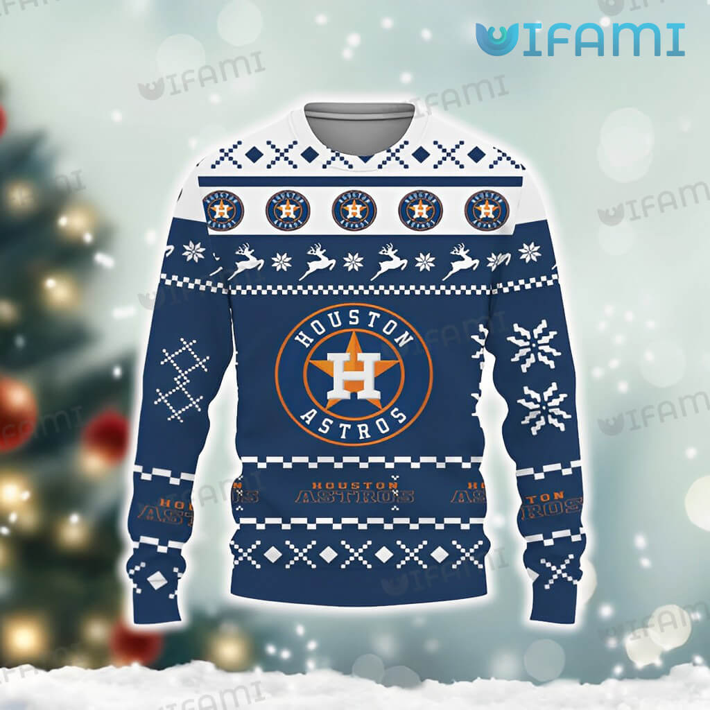 Get Festive with the Ugly Astros Sweater!