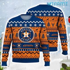 Astros Ugly Sweater Christmas Tree Reindeer Snowflake Houston Astros Gift