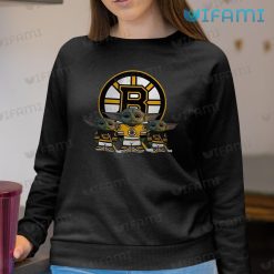 Boston Bruins Shirt Baby Yoda Hockey Team Bruins Sweashirt