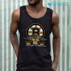 Boston Bruins Shirt Baby Yoda Hockey Team Bruins Tank Top