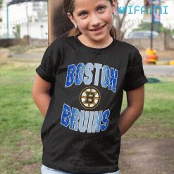Boston Bruins Shirt Black Classic Blueliner Bruins Kid Shirt