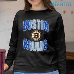 Boston Bruins Shirt Black Classic Blueliner Bruins Sweashirt