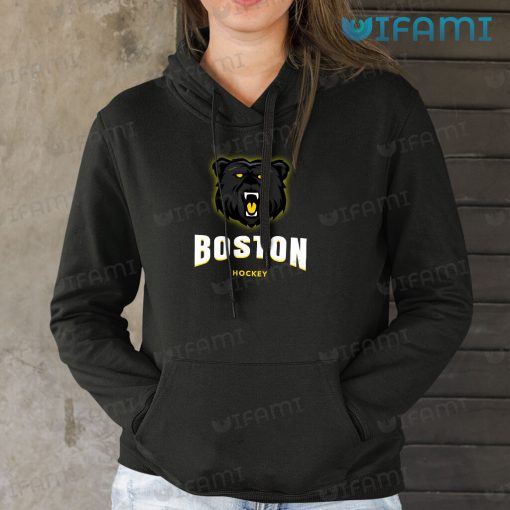 Boston Bruins Shirt Black Hockey Bear Bruins Gift