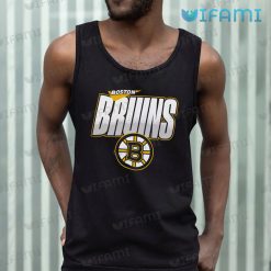 Boston Bruins Shirt Black Logo Classic Bruins Tank Top