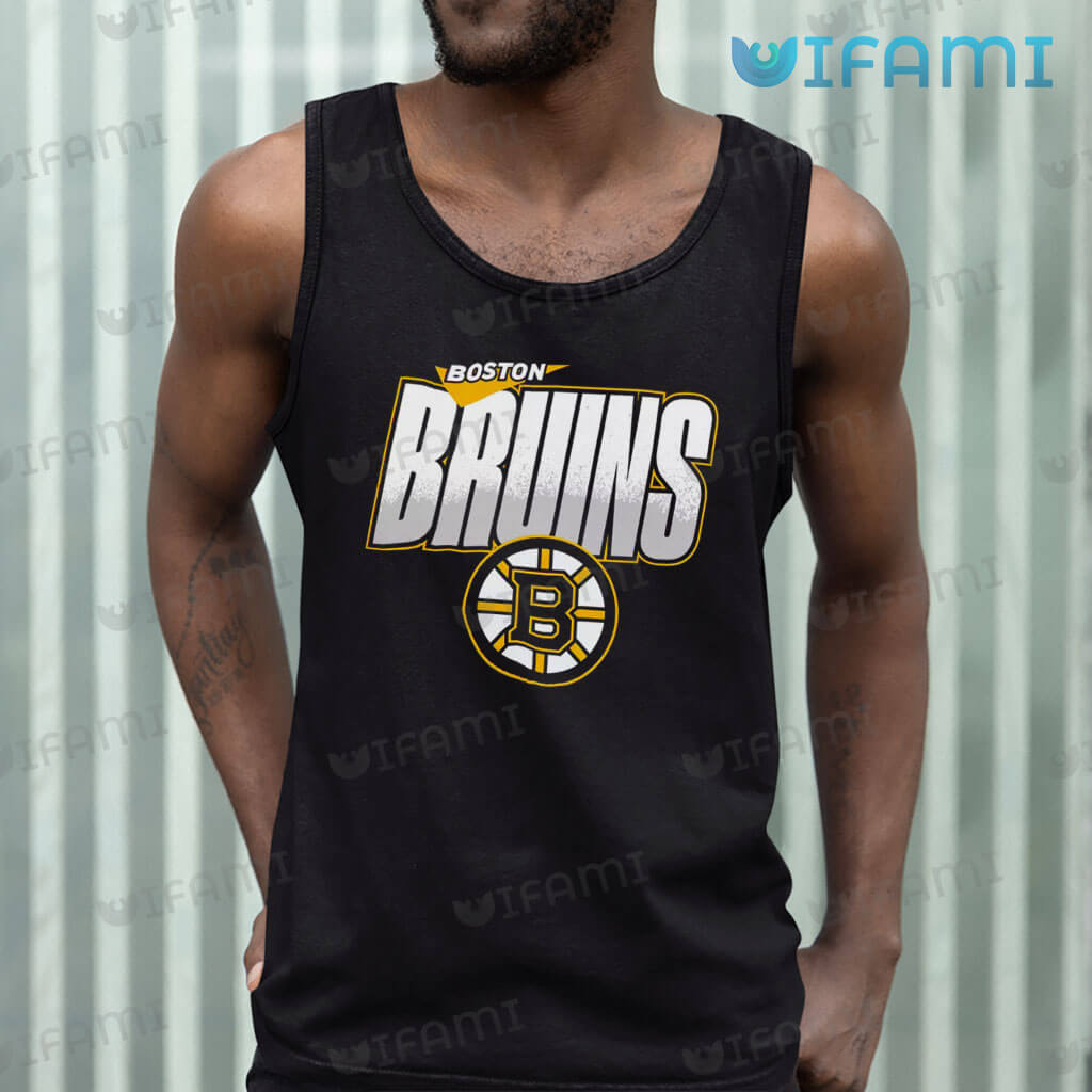 Boston Bruins Shirt Black Logo Classic Bruins Gift - Personalized Gifts:  Family, Sports, Occasions, Trending