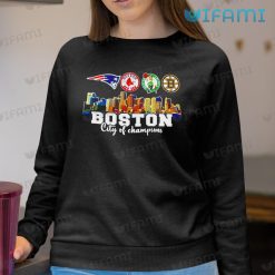 Boston Bruins Shirt Boston City Of Champions Patriots Red Sox Celtics Bruins Sweashirt