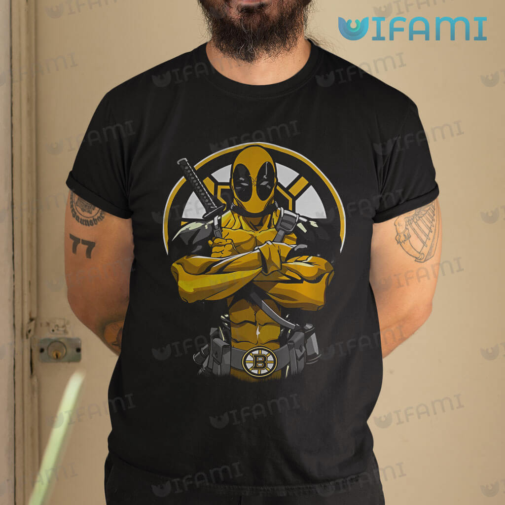 Unleash Your Inner Superhero with Boston Bruins Deadpool Shirt