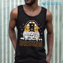 Boston Bruins Shirt Gnomes Christmas Bruins Tank Top