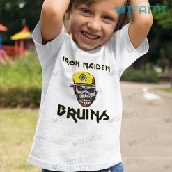 Boston Bruins Shirt Iron Maiden Skull Bruins Kid Shirt