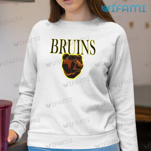 Boston Bruins Shirt Pooh Bear White Classic Bruins Gift