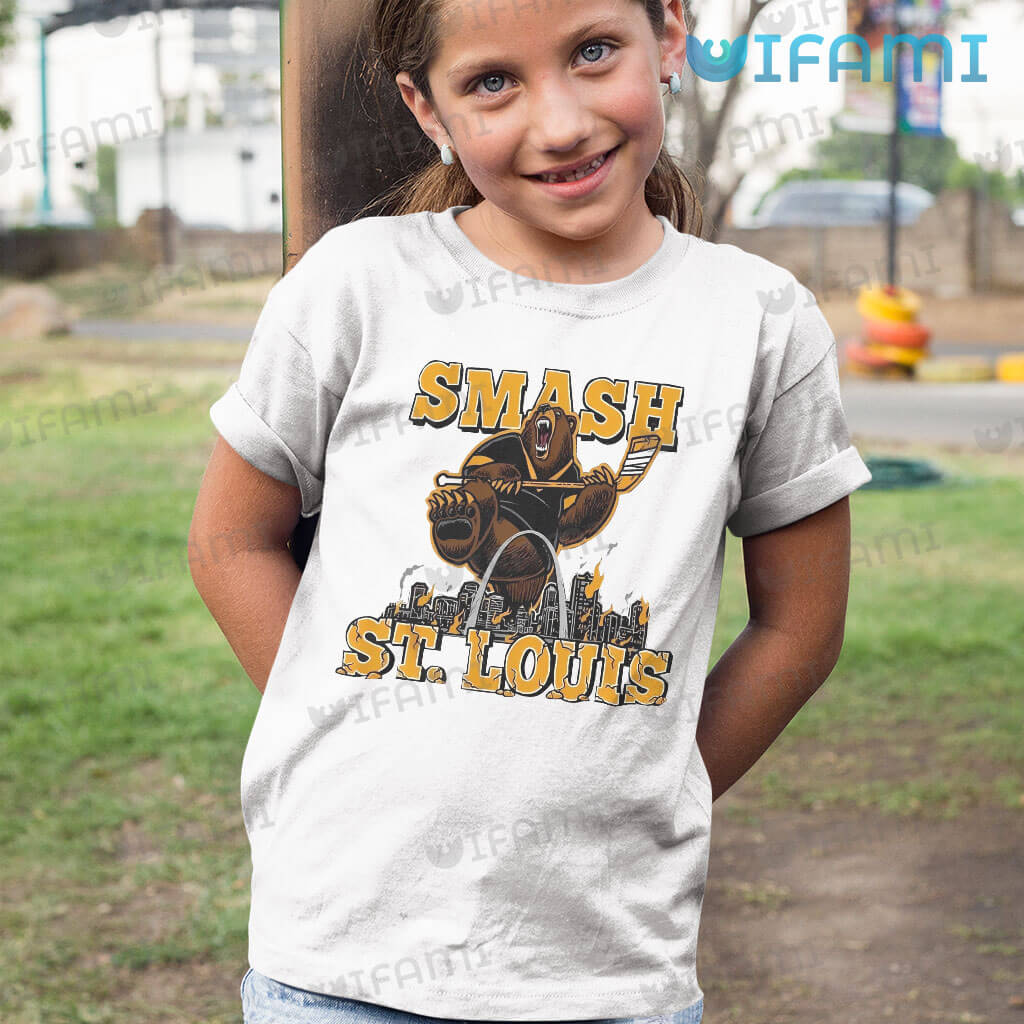 Boston Bruins Shirt Smash Bear Skyline Bruins Gift