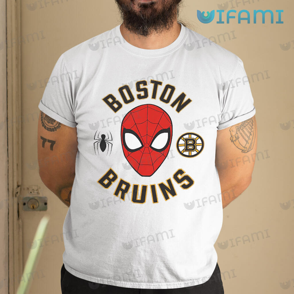 Score a Goal with the Ultimate Bruins Spider-Man Shirt!