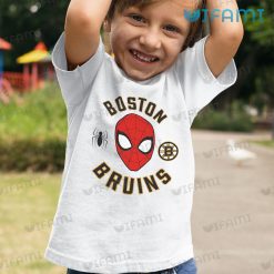 Boston Bruins Shirt Spider Man Marvel Logo Bruins Kid Shirt