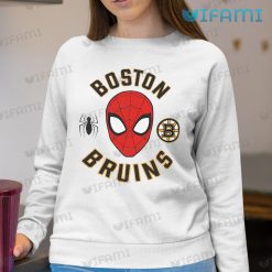 Boston Bruins Shirt Spider Man Marvel Logo Bruins Sweashirt